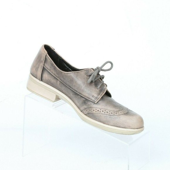 Naot Distressed Brown Wingtip Derby Shoes 38 US 7
